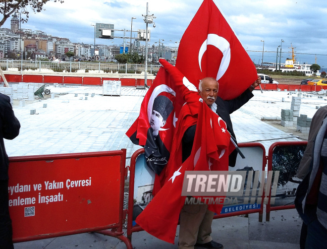 İstanbulda payız gəzintisi. Azərbaycan, Bakı, 12 oktyabr 2016